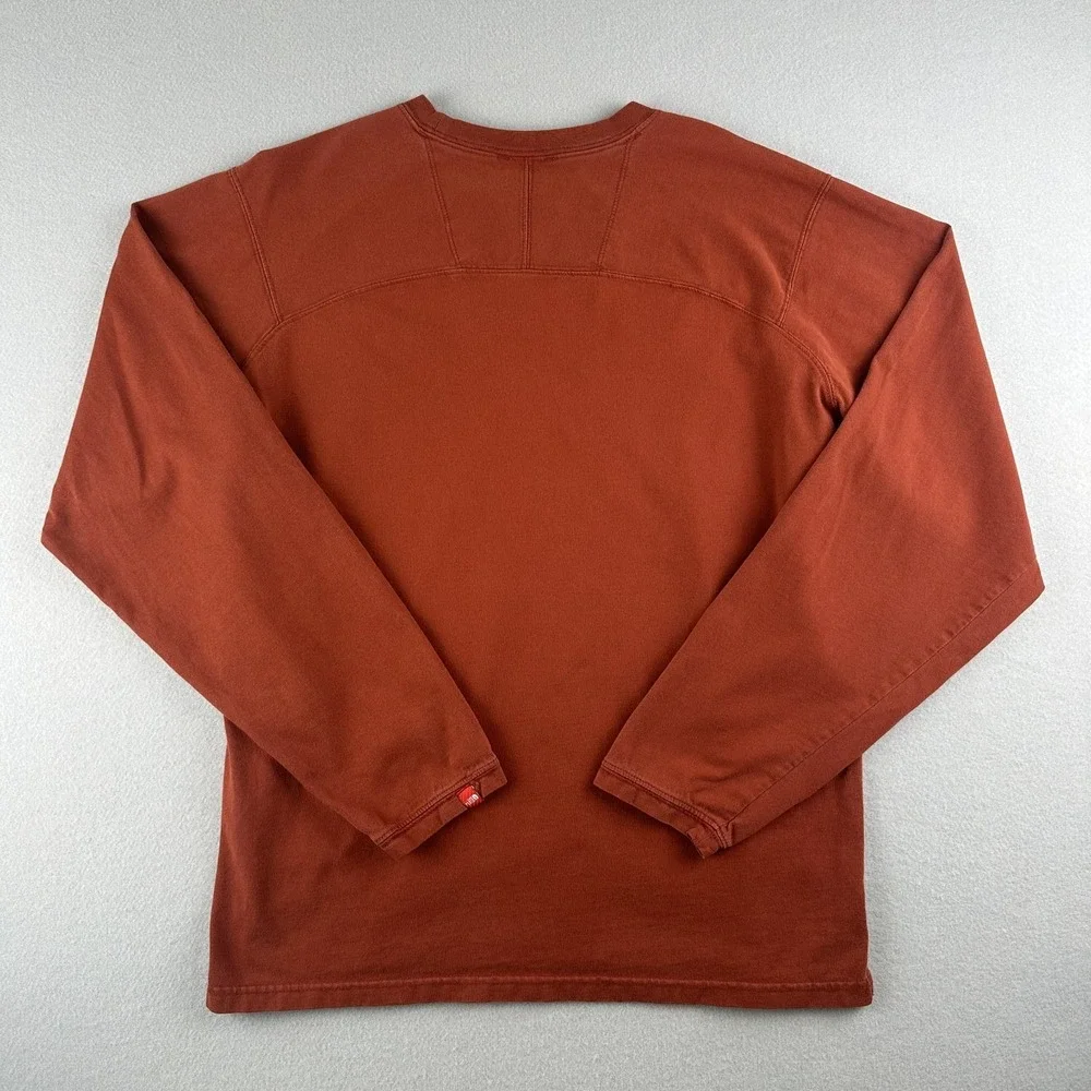 North Face Men's 100% Cotton Long Sleeve Shirt Size Medium